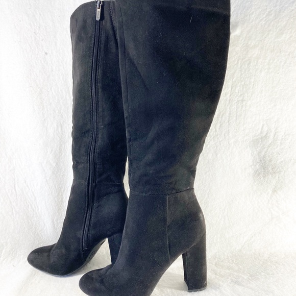 Circus Sam Edelman Black Calla Knee High Boots Sz 7 - Picture 5 of 16